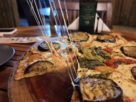 A vegetariana, recém-saída do forno
