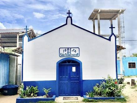 A Igreja de São Francisco, na vila